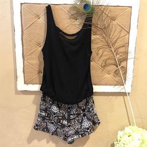 Black and White Romper by Pink Republic